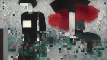 数字艺术 标题为“Extreme: Bold Red a…” 由Meahau, 原创艺术品, AI生成的图像