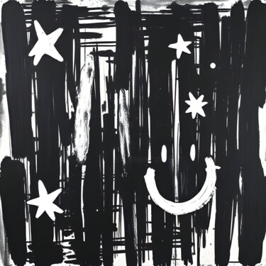By the Dark Printmaking titled "By the Dark" by Ivy Blue, Original Artwork, Digital Print