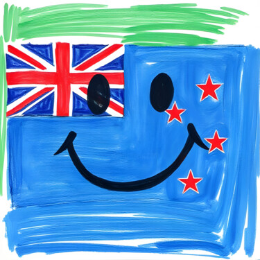 Smile of the Pacific Gravures & estampes intitulée "Smile of the Pacific" par Ivy Blue, Œuvre d'art originale, Impression numérique