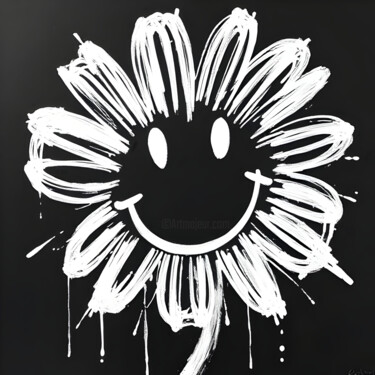 The Happy Heliotropist Printmaking titled "The Happy Heliotrop…" by Ivy Blue, Original Artwork, Digital Print