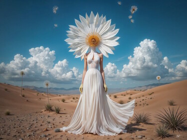 Digital Arts titled "Flower_2027" by Frederic Racaud, Original Artwork, AI generated image