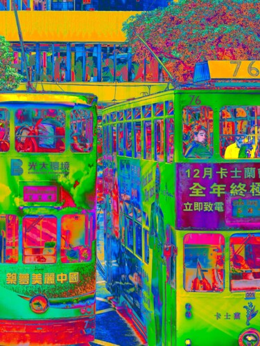 Brève rencontre à Hong Kong Fotografía titulada "Brève rencontre à H…" por Christian Christian Goetghebeur, Obra de arte original, Fotografía digital Mo…