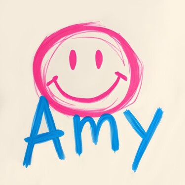 Amy Printmaking titled "Amy" by Ivy Blue, Original Artwork, Digital Print
