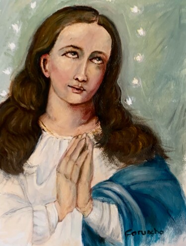 "La Inmaculada III" başlıklı Tablo Mónica Caruncho Fontela tarafından, Orijinal sanat, Petrol