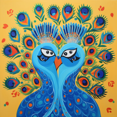 Schilderij getiteld "Harmony" door Tamara Morozova, Origineel Kunstwerk, Acryl