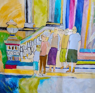 Pittura intitolato "Untitled" da Shmuel Slama, Opera d'arte originale, Olio