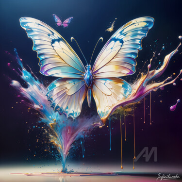 The Painted Flight 数字艺术 标题为“The Painted Flight” 由Infinitwake, 原创艺术品, 2D数字工作 安装在artwork_cat.上