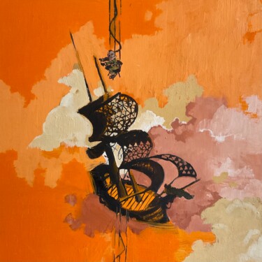 Peinture intitulée "Trying to keep the…" par Joeri Bruers, Œuvre d'art originale, Huile