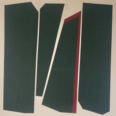 Constructs 7 minimalistic abstract 제목이 "Constructs 7 minima…"인 미술작품 Veronika Obushikhina로, 원작, 아크릴