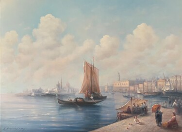 Venice Pintura intitulada "Venice" por Samvel Atasunts, Obras de arte originais, Óleo