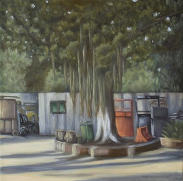 Painting titled "Land Of The Living…" by Shaheera Sandhu, Original Artwork, Oil