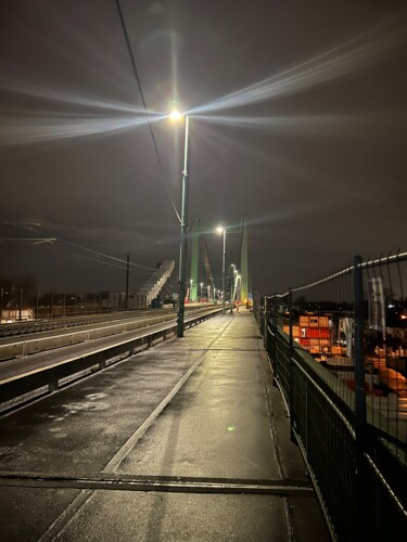 "Lights over bridge" başlıklı Fotoğraf Mick Paulat tarafından, Orijinal sanat, Fotoşopsuz fotoğraf