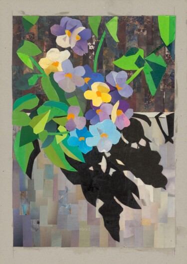 Collages intitolato "Untitled" da Ella Shimoni, Opera d'arte originale, Collages
