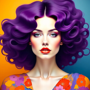 数字艺术 标题为“17-Fantasy  woman p…” 由Teresa Casas, 原创艺术品, AI生成的图像