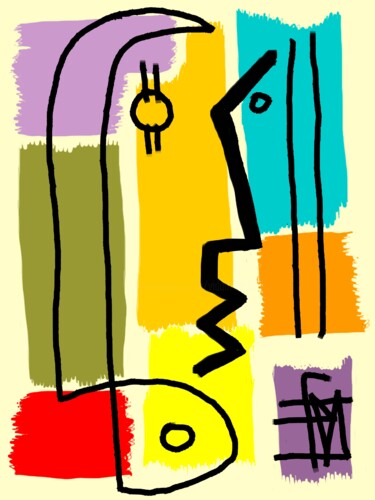 「VF2」というタイトルのデジタルアーツ Franck Vidalによって, オリジナルのアートワーク, デジタル絵画