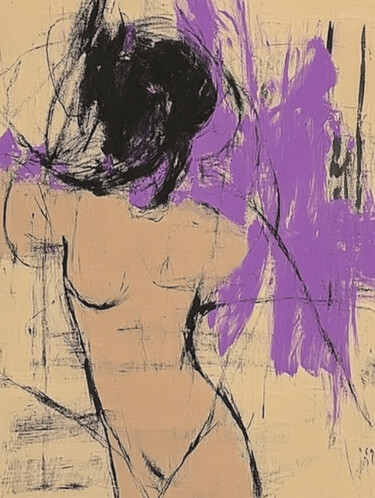 "Figure in the flow" başlıklı Dijital Sanat Nina Timoshenko tarafından, Orijinal sanat, Dijital Resim