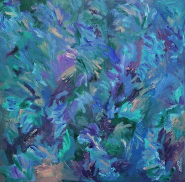 제목이 "Mythical Forest: Wh…"인 미술작품 Mihaela-Sonia Enache로, 원작, 기름 나무 들것 프레임에 장착됨