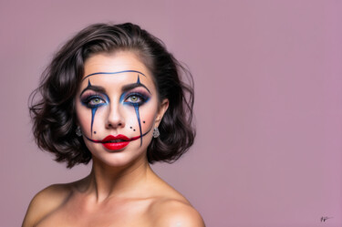 Digital Arts titled "Liz Taylor" by Frederic Racaud, Original Artwork, AI generated image