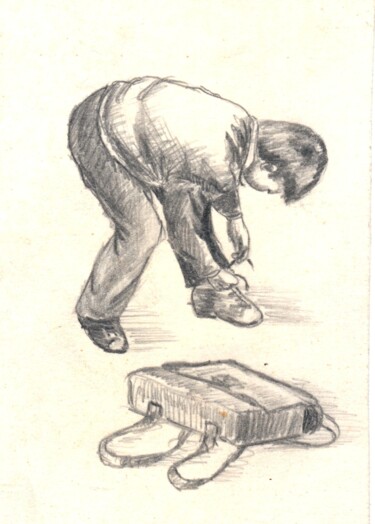 Disegno intitolato "The Training Drawin…" da Vladimir Abaimov, Opera d'arte originale, Matita