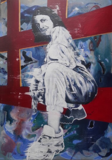 Pintura titulada "En place" por Marie-Thérèse Aguilar, Obra de arte original, Acrílico
