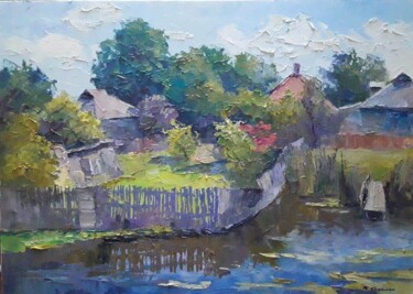"Warm day" başlıklı Tablo Boris Serdyuk tarafından, Orijinal sanat, Petrol Ahşap Sedye çerçevesi üzerine monte edilmiş