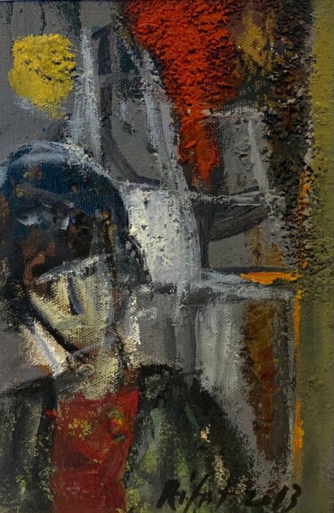Schilderij getiteld "Rıfat Koçak 4" door Ahmet Öcal, Origineel Kunstwerk, Acryl