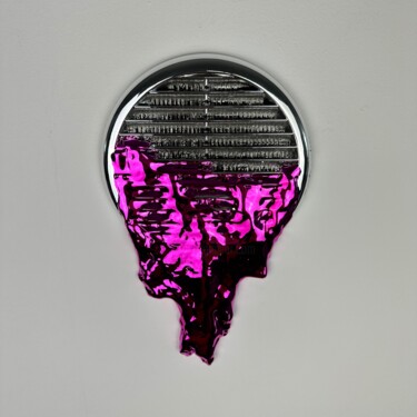 "Uncontained Pink" başlıklı Tablo Santicri tarafından, Orijinal sanat, Rezine Diğer sert panel üzerine monte edilmiş