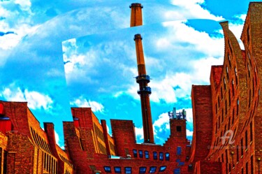 Фотография под названием "Industrial Dream 1" - Charles Talkoff, Подлинное произведение искусства, Цифровая фотография