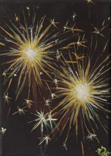 Kleines Feuerwerk (128) "Kleines Feuerwerk (…" başlıklı Tablo Johanna Schlößin tarafından, Orijinal sanat, Akrilik Ahşap Sedye çerçevesi üzerine mon…