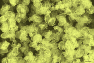 Butter Yellow Clouds - Print 제목이 "Butter Yellow Cloud…"인 디지털 아트 Vafa Majidli로, 원작, 디지털 페인팅