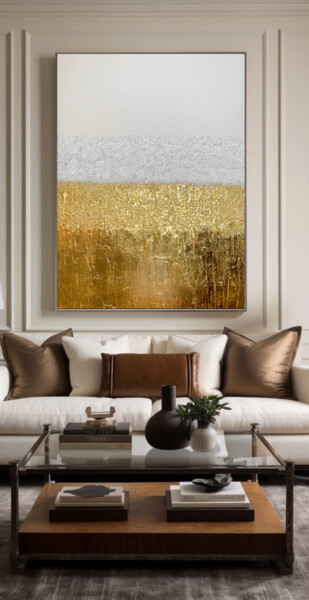 Картина под названием "Modern Acrylic Pain…" - Artininterior, Подлинное произведение искусства, Акрил