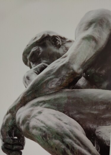 摄影 标题为“Le penseur de Rodin” 由Marie Leydier, 原创艺术品, 数码摄影