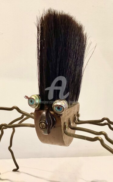 "« Arachne »" başlıklı Heykel Elisabeth Faucheur tarafından, Orijinal sanat, Ahşap