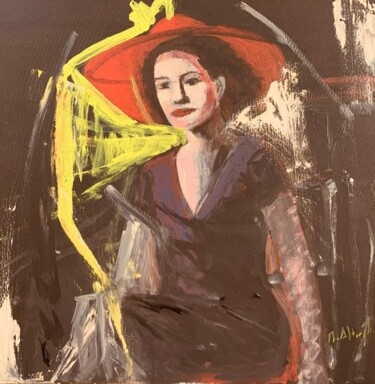 绘画 标题为“Woman” 由Bilgehan Altinoglu, 原创艺术品, 丙烯