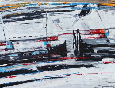 "Acrylbild Porsche 9…" başlıklı Tablo Sepp Wörle tarafından, Orijinal sanat, Akrilik Ahşap Sedye çerçevesi üzerine monte edi…