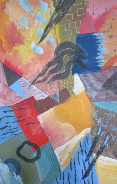 "Movement25" başlıklı Tablo Sergey Kostin tarafından, Orijinal sanat, Akrilik