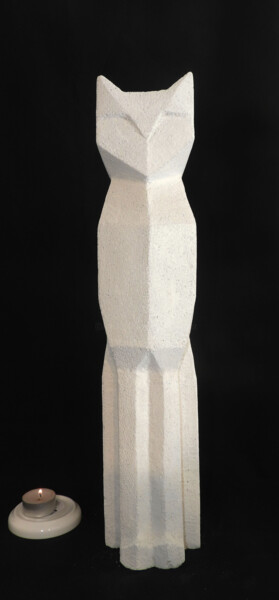 "Chat égyptien 2" başlıklı Heykel Brigitte Dumont tarafından, Orijinal sanat, Beton