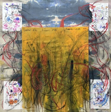 Love Me, Leave Me (Post-Socialist Reverie) Peinture intitulée "Love Me, Leave Me (…" par Gela Mikava, Œuvre d'art originale, Acrylique