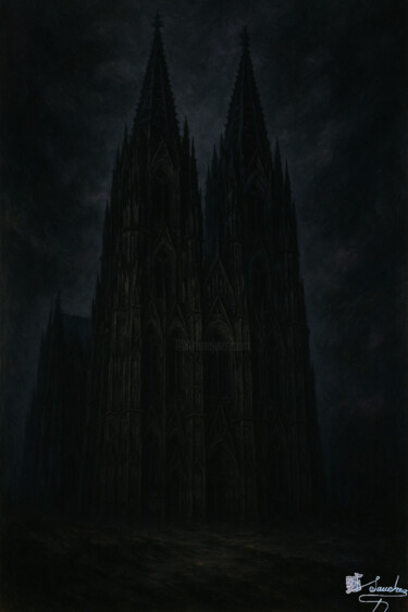 Catedral de Sombras Eternas Peinture intitulée "Catedral de Sombras…" par Elio Segundo Sanchez, Œuvre d'art originale, Huile