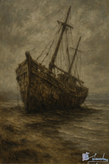 Pittura intitolato "Soledad Náutica" da Elio Segundo Sanchez, Opera d'arte originale, Olio