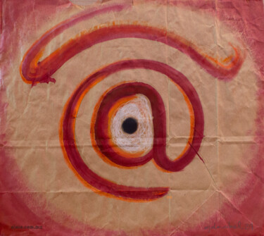 arroba Pintura titulada "arroba" por Ojolo - Abel García, Obra de arte original, Oleo
