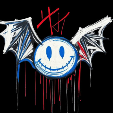 Bat’s All! Prenten & gravures getiteld "Bat’s All!" door Ivy Blue, Origineel Kunstwerk, Digitale afdruk