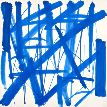 Blue Flux Gravures & estampes intitulée "Blue Flux" par Ivy Blue, Œuvre d'art originale, Impression numérique
