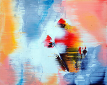 「_abstract_....」というタイトルの絵画 Konstantin Grabowskiによって, オリジナルのアートワーク, アクリル ウッドストレッチャーフレームにマウント