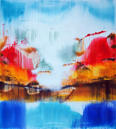 "_abstract_......" başlıklı Tablo Konstantin Grabowski tarafından, Orijinal sanat, Akrilik Ahşap Sedye çerçevesi üzerine mon…