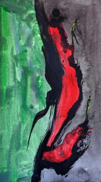 Malarstwo zatytułowany „Bored tourists expe…” autorstwa Milto Sideris, Oryginalna praca, Akryl