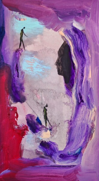 Malarstwo zatytułowany „Bored tourists expe…” autorstwa Milto Sideris, Oryginalna praca, Akryl