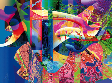 Digitale Kunst mit dem Titel "2878" von Jean Jacques Apertet, Original-Kunstwerk, Digitale Malerei