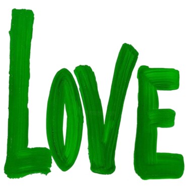 Love (in green) Εκτυπώσεις & Χαρακτικά με τίτλο "Love (in green)" από Ivy Blue, Αυθεντικά έργα τέχνης, Ψηφιακή εκτύπωση