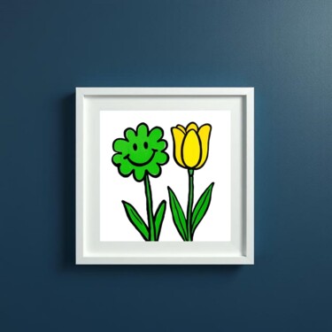 Sweety & Sunny Incisioni, stampe intitolato "Sweety & Sunny" da Ivy Blue, Opera d'arte originale, Stampa digitale